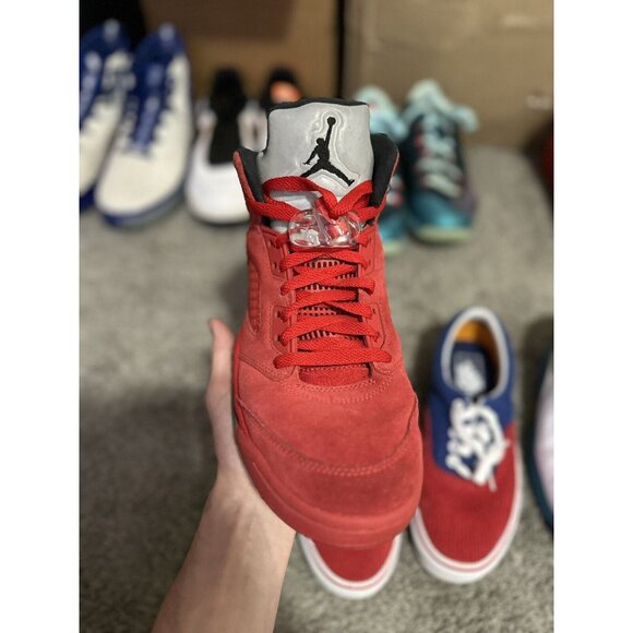 Jordan 5 Retro Red Suede 2017 Size 8 - Picture 2 of 4